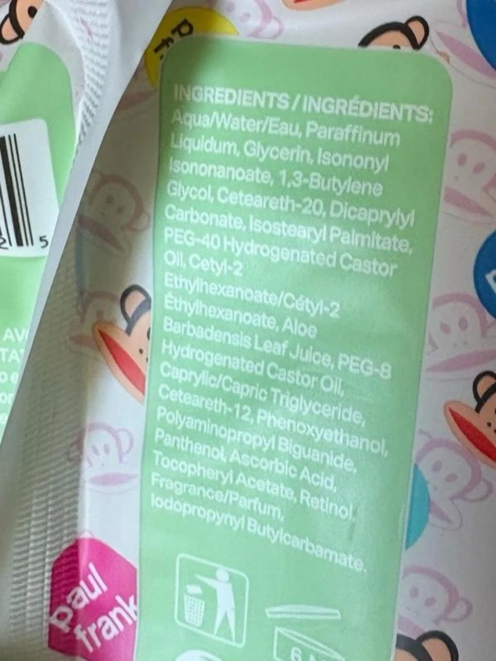 SET OF TWO Paul Frank Makeup Cleansing Wipes - 40ct each